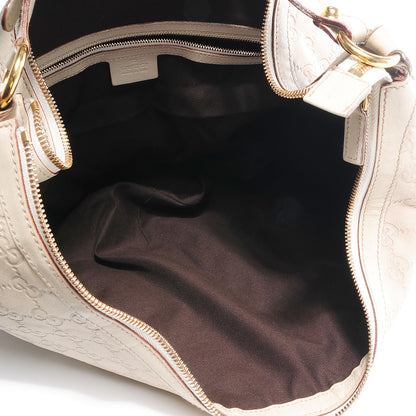 Gucci Guccissima GG Hobo Off White 5 of 8