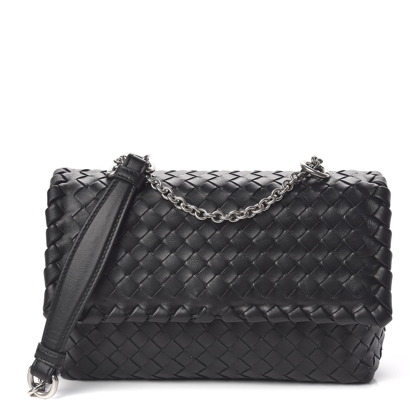 Nappa Intrecciato Baby Olimpia Shoulder Bag Tourmaline
