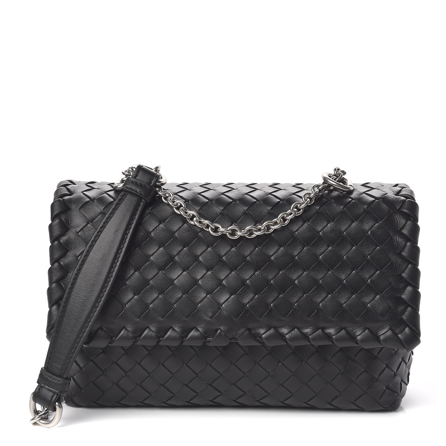 Bottega Veneta Nappa Intrecciato Baby Olimpia Shoulder Bag Tourmaline 1 of 10