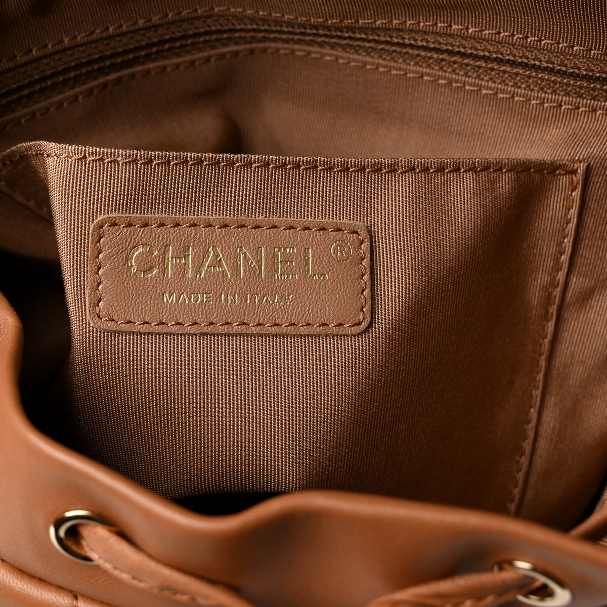 Chanel Lambskin Quilted Small Urban Spirit Backpack Brown 6 of 10
