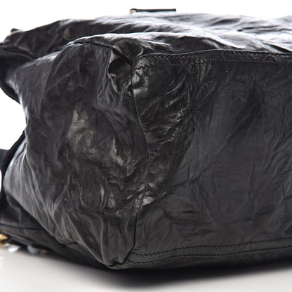 Givenchy Tumbled Sheepskin Medium Pandora Bag Black 9 of 11