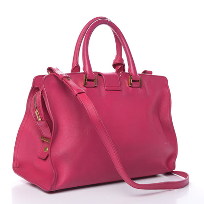Saint Laurent Calfskin Small Classic Y Cabas Fuchsia 3 of 20
