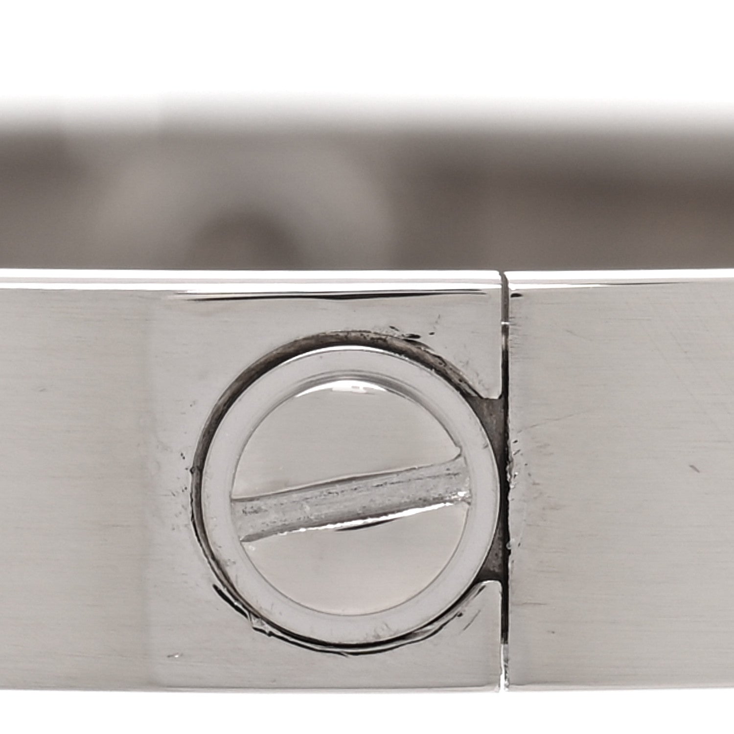 Cartier 18K White Gold LOVE Bracelet 17 5 of 6