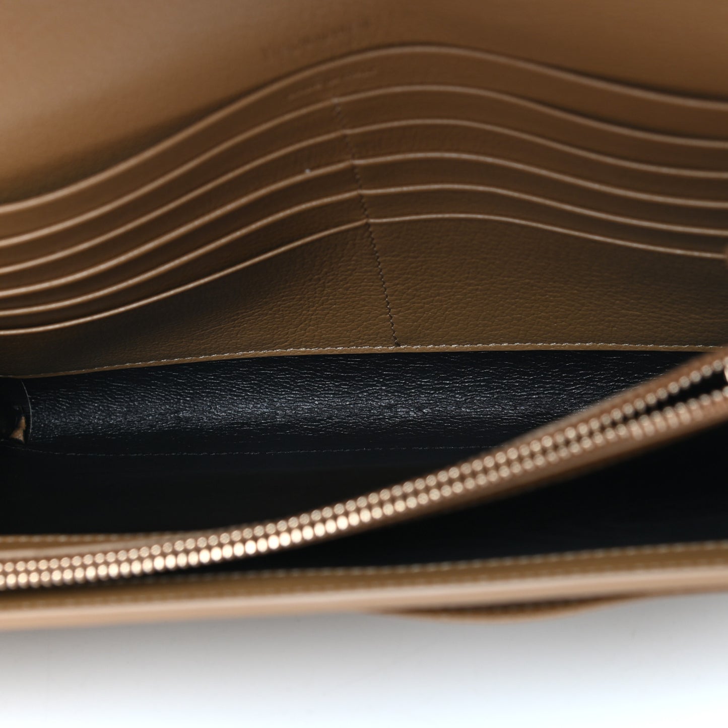 Calfskin Belle de Jour Chain Clutch Beige