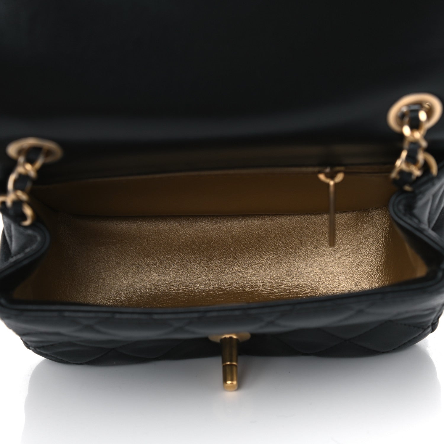 Chanel Lambskin Quilted Mini Pearl Crush Flap Black 4 of 4