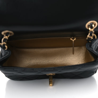 Chanel Lambskin Quilted Mini Pearl Crush Flap Black 4 of 4