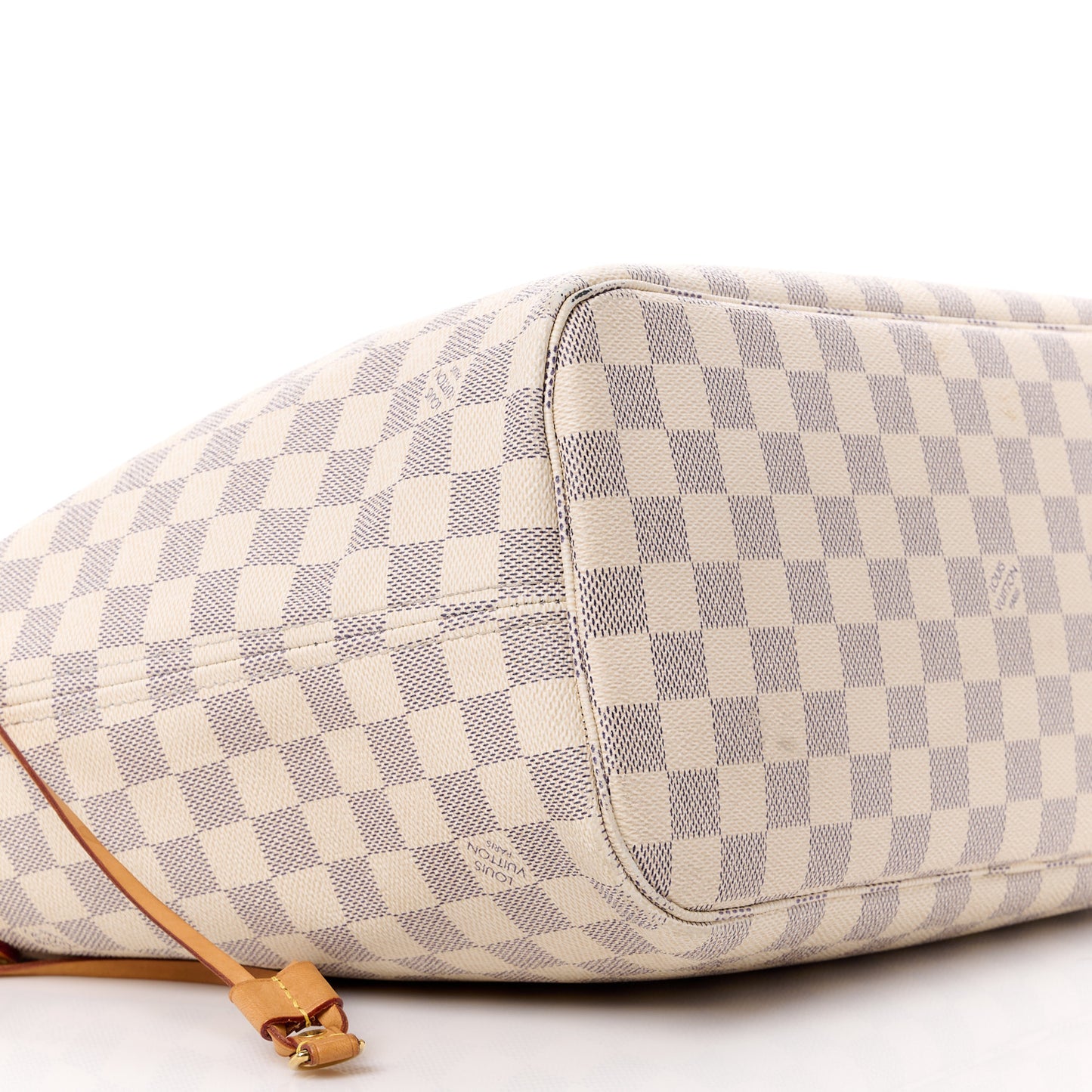 Damier Azur Neo Neverfull MM Rose Ballerine
