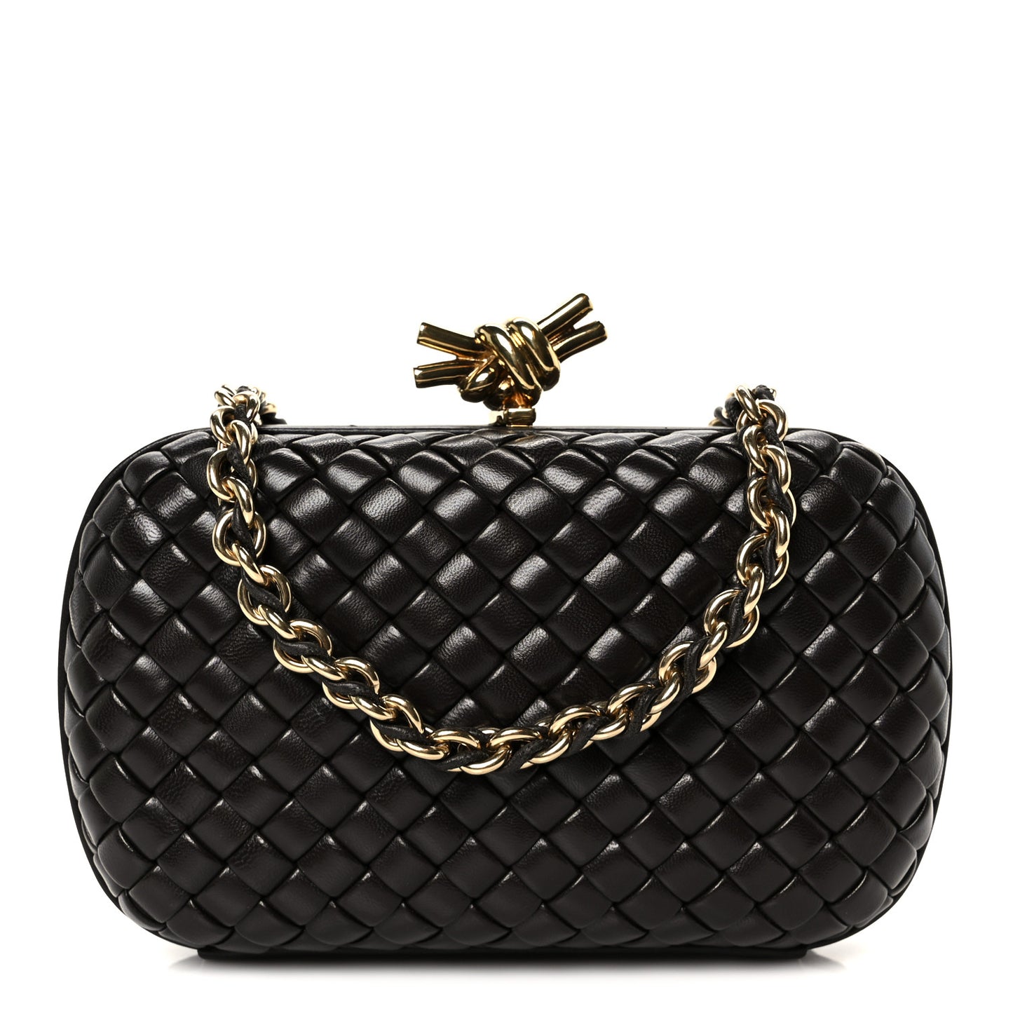 Padded Nappa Intrecciato Knot Chain Ebene