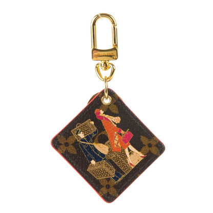Louis Vuitton Monogram Illustre Groom Bag Charm Key Ring 1 of 7