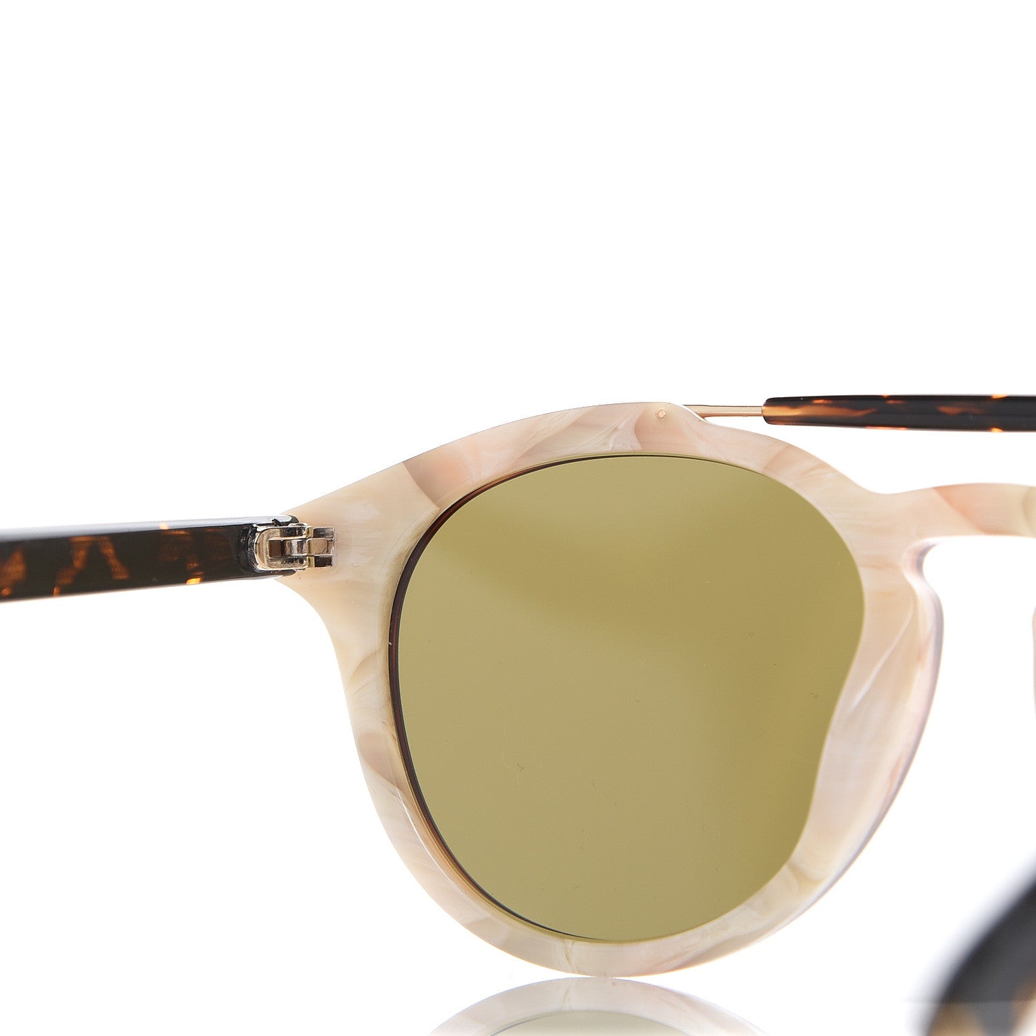 Gucci Round Avana Sunglasses GG0124SA Tortoise 7 of 8