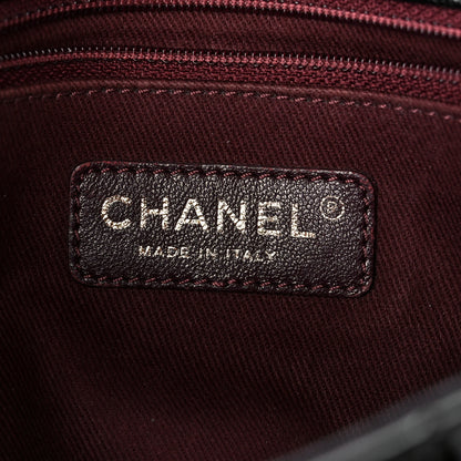 Chanel Patent Goatskin Quilted Small CC Eyelet Flap Black 6 of 12