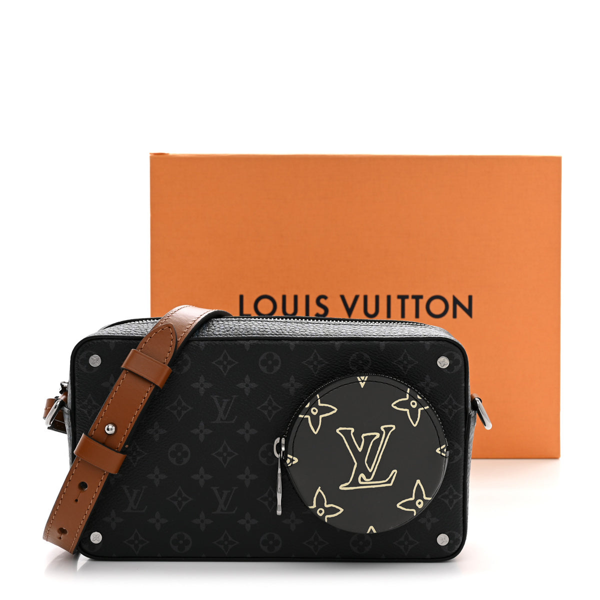Louis Vuitton Monogram Eclipse Volga On Strap Crossbody Multicolor 11 of 11
