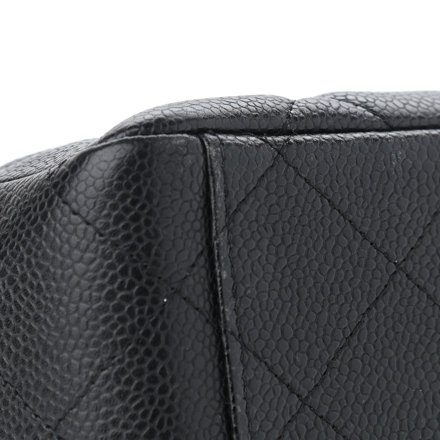 Caviar Quilted Maxi Single Flap Black