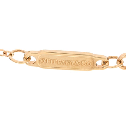 Tiffany 18K Yellow Gold Diamond Mini T Smile Pendant Necklace 4 of 6