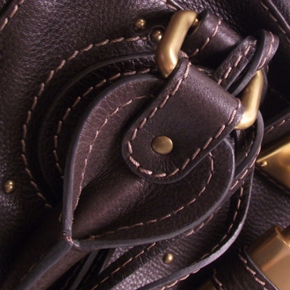 Chloe Leather Paddington LargeTote Brown 7 of 17