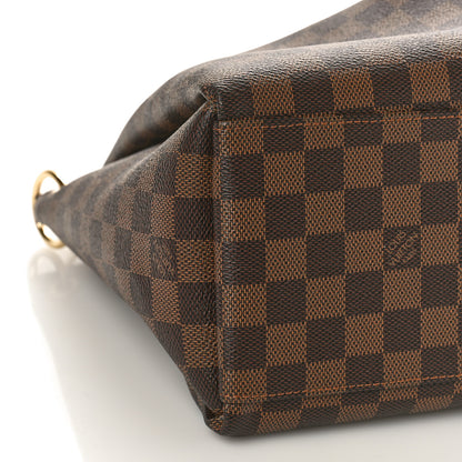 Louis Vuitton LOUIS VUITTON Damier Ebene Odeon Tote MM Black 7 of 8