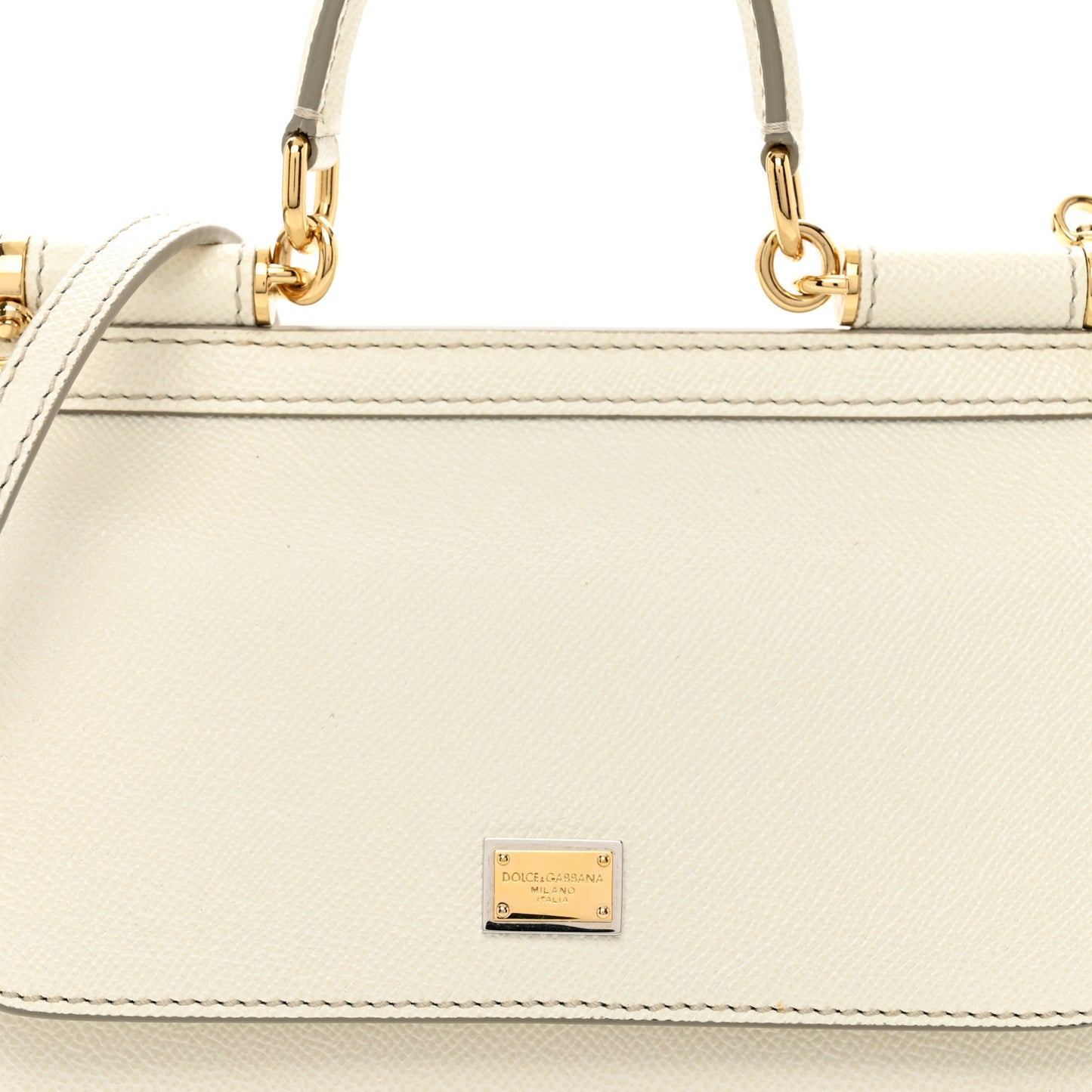 Dauphine Small Miss Sicily Satchel White
