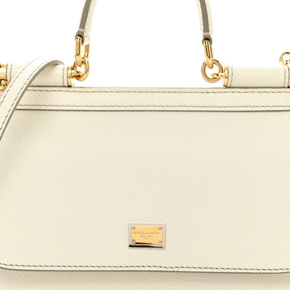 Dolce & Gabbana Dauphine Small Miss Sicily Satchel White 5 of 11