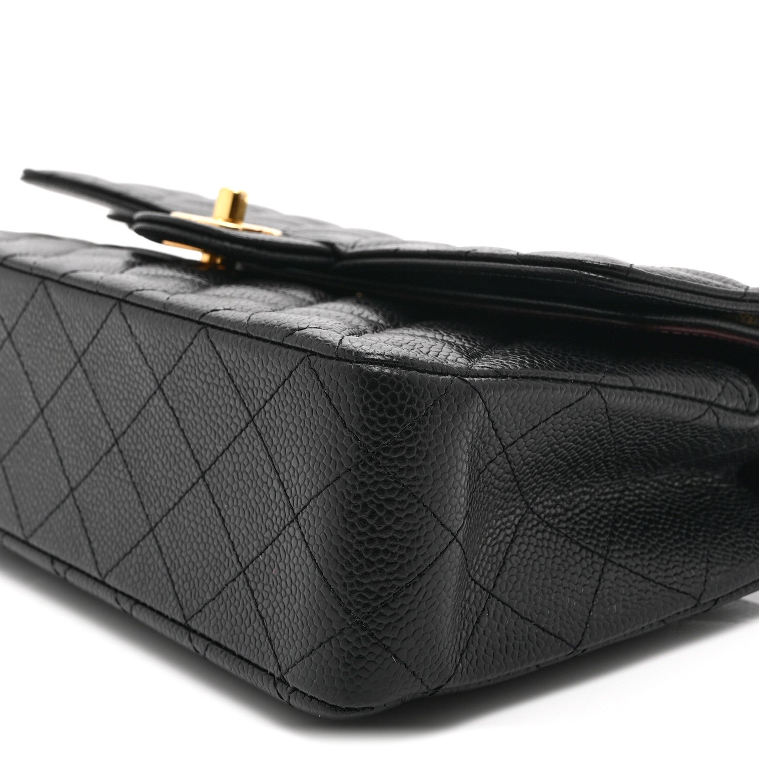 Chanel Caviar Quilted Medium Double Flap Black 10 of 10
