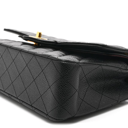 Chanel Caviar Quilted Medium Double Flap Black 10 of 10