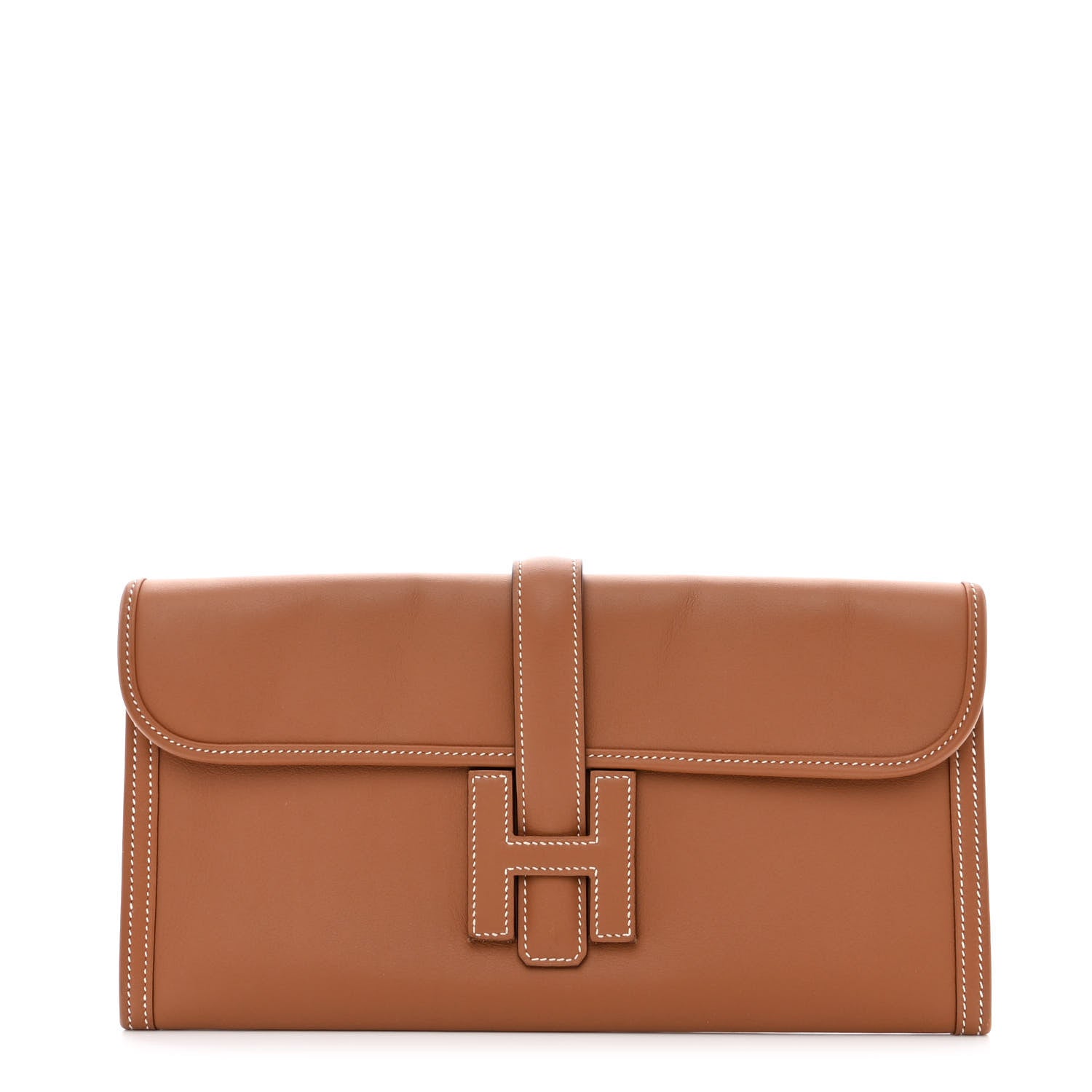 Hermes Swift Jige Elan 29 Clutch Gold 1 of 10