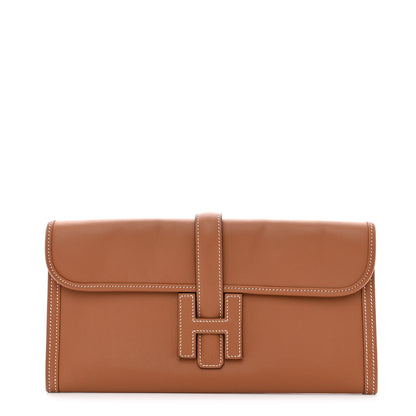 Hermes Swift Jige Elan 29 Clutch Gold 1 of 10