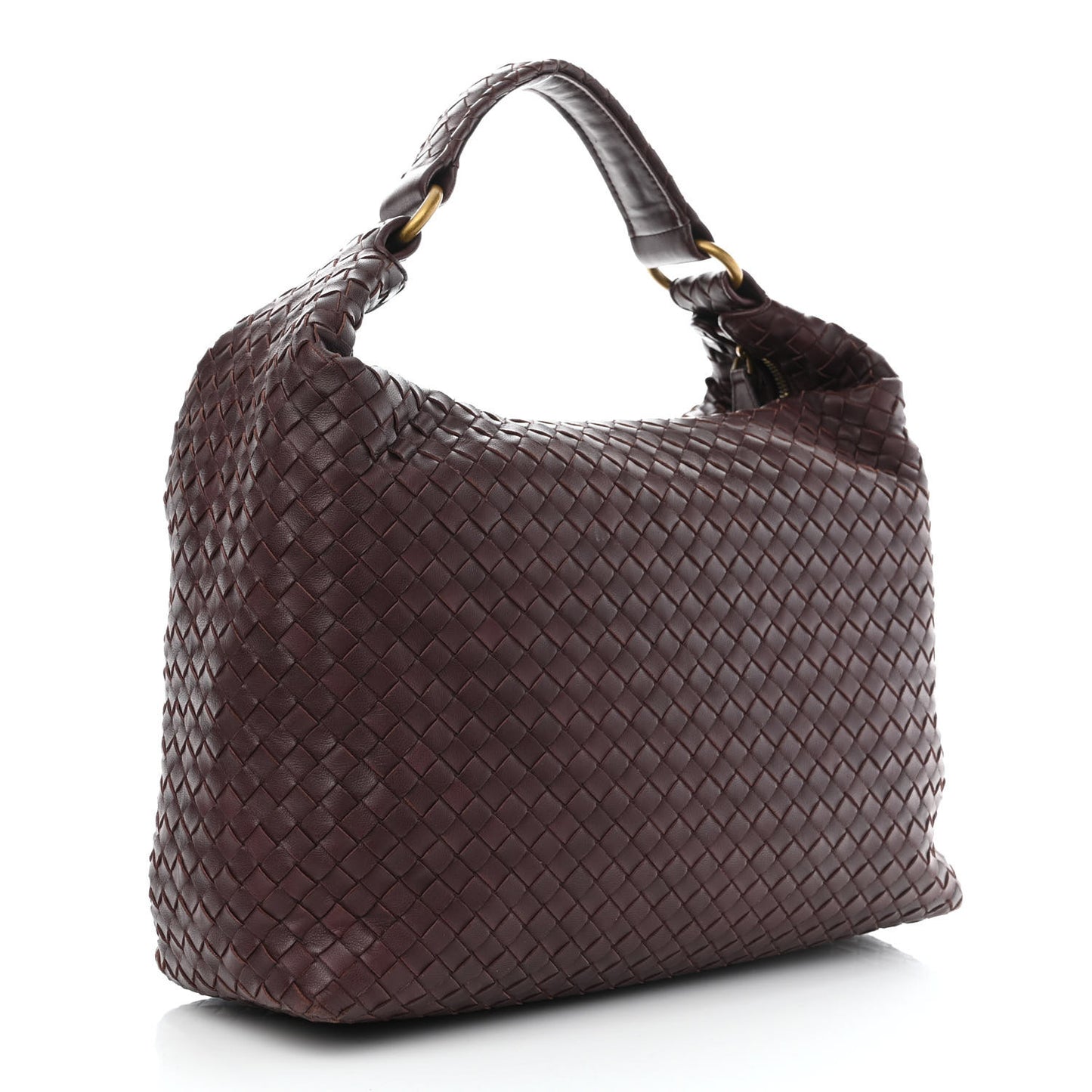 Nappa Intrecciato Pyramid Hobo Opera