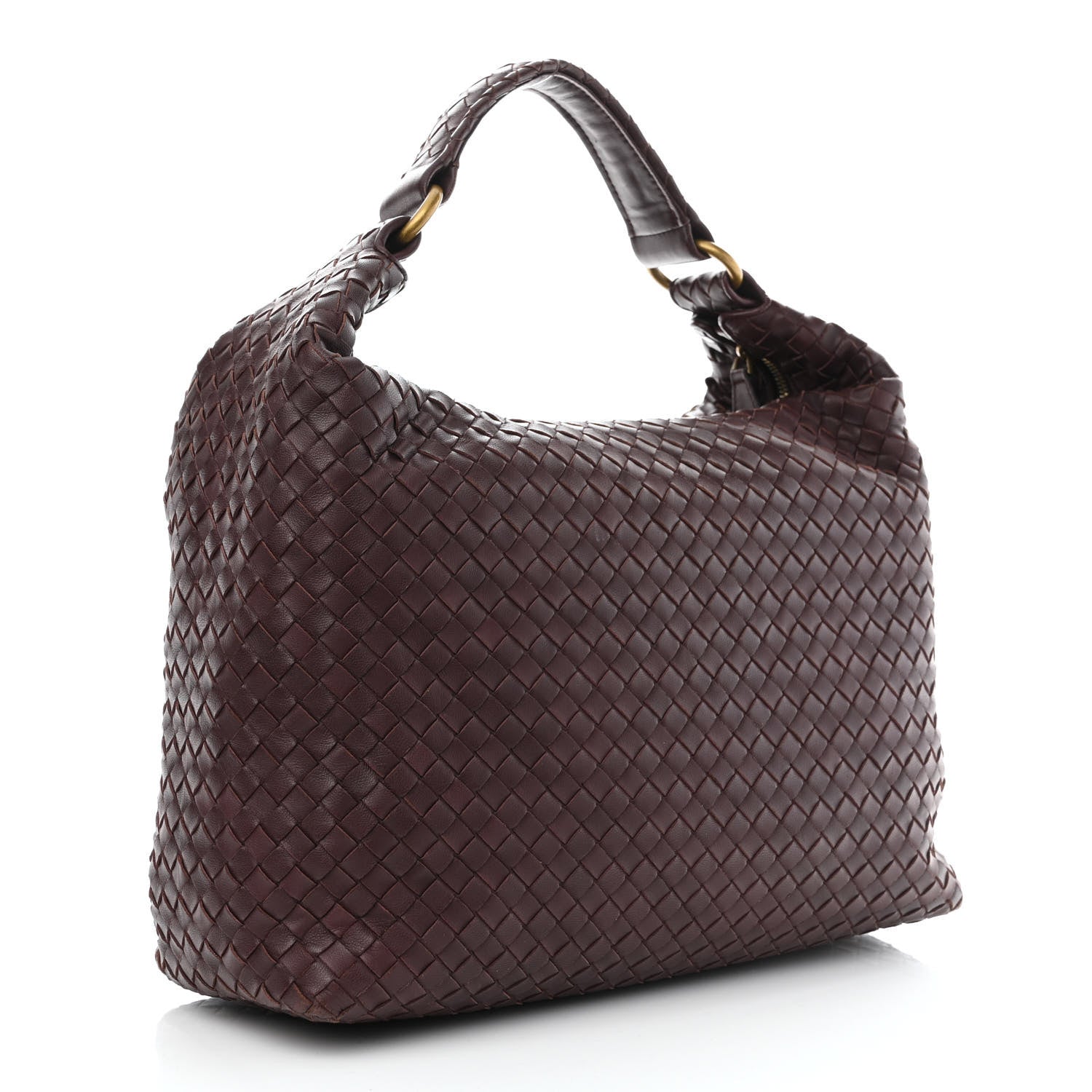 Bottega Veneta Nappa Intrecciato Pyramid Hobo Opera 2 of 8