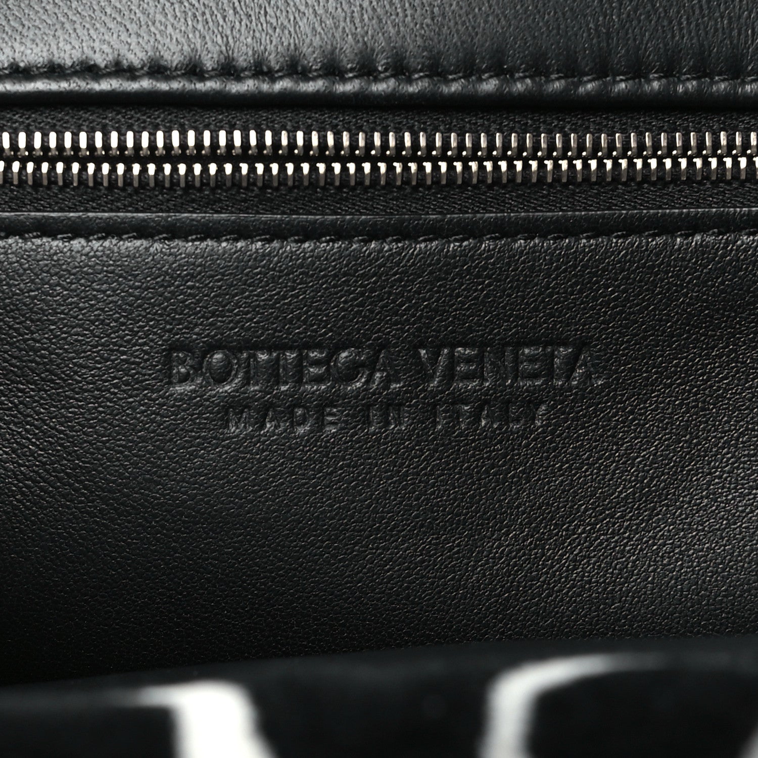 Bottega Veneta Tufted Zebra Clip Bag Black White 6 of 10