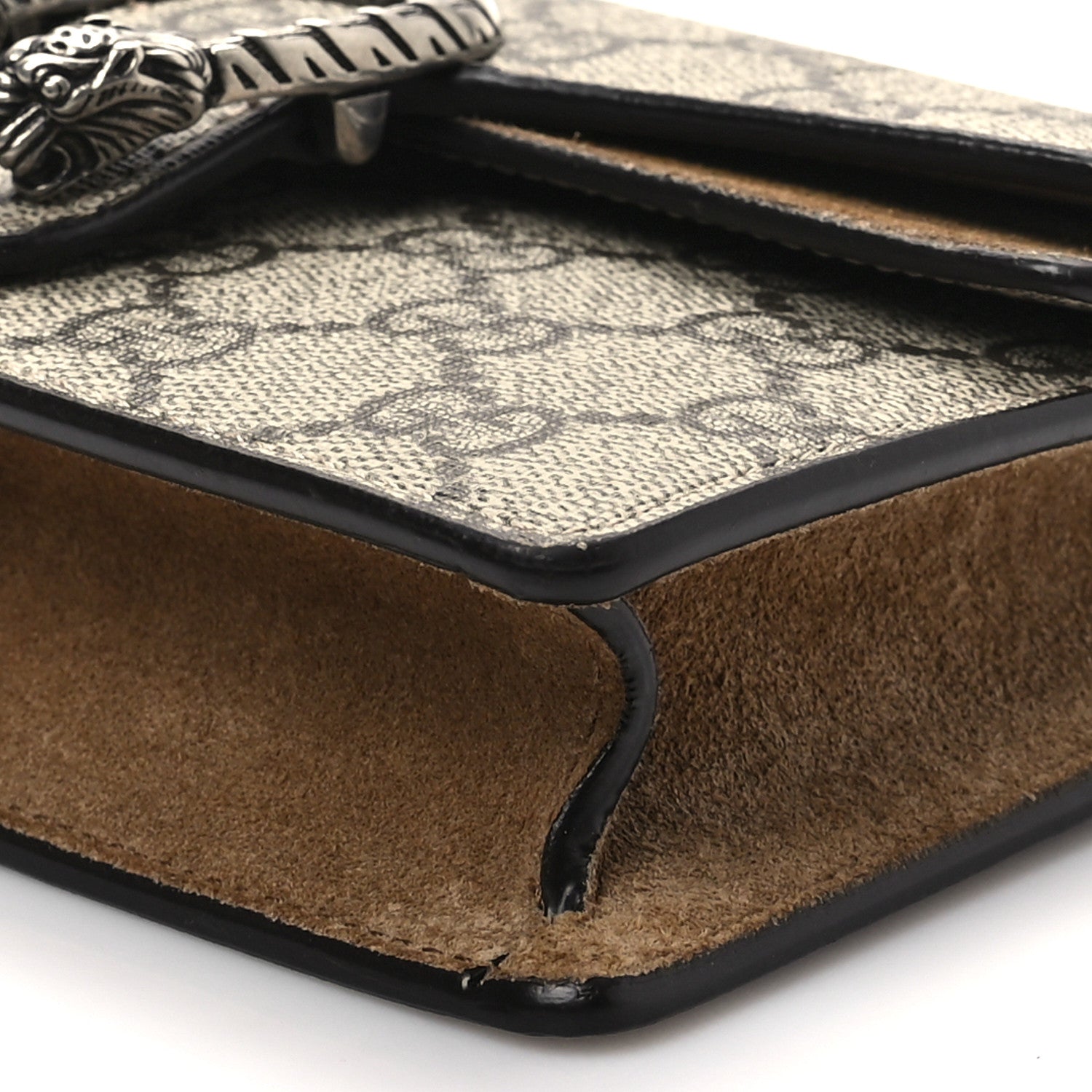 Gucci GG Supreme Monogram Super Mini Dionysus Shoulder Bag Taupe 7 of 7