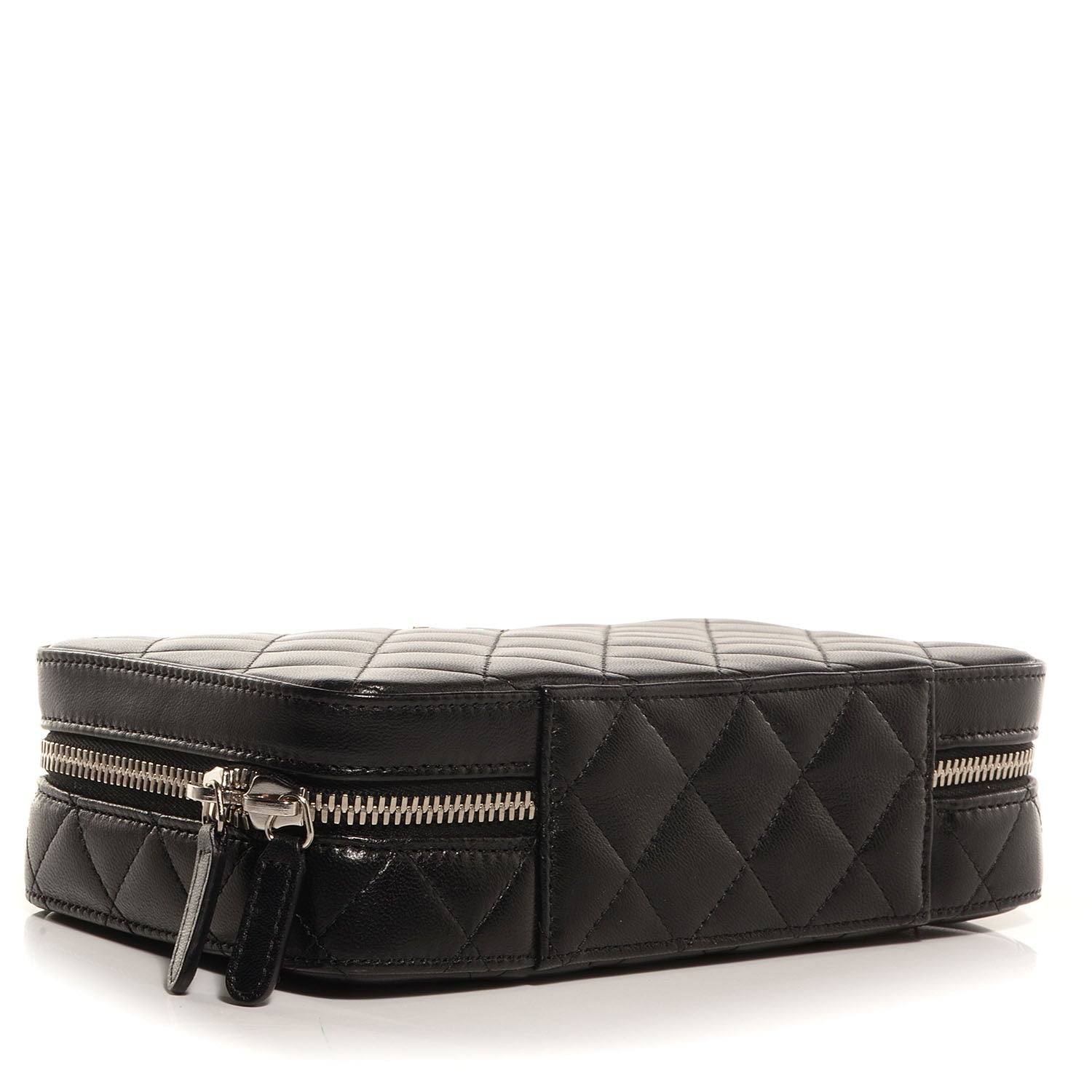 Chanel Lambskin Quilted Jewelry Case Black 4 of 8