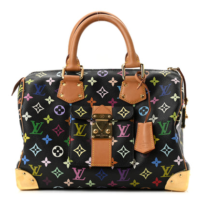 Louis Vuitton Monogram Multicolor Speedy 30 Black 1 of 9