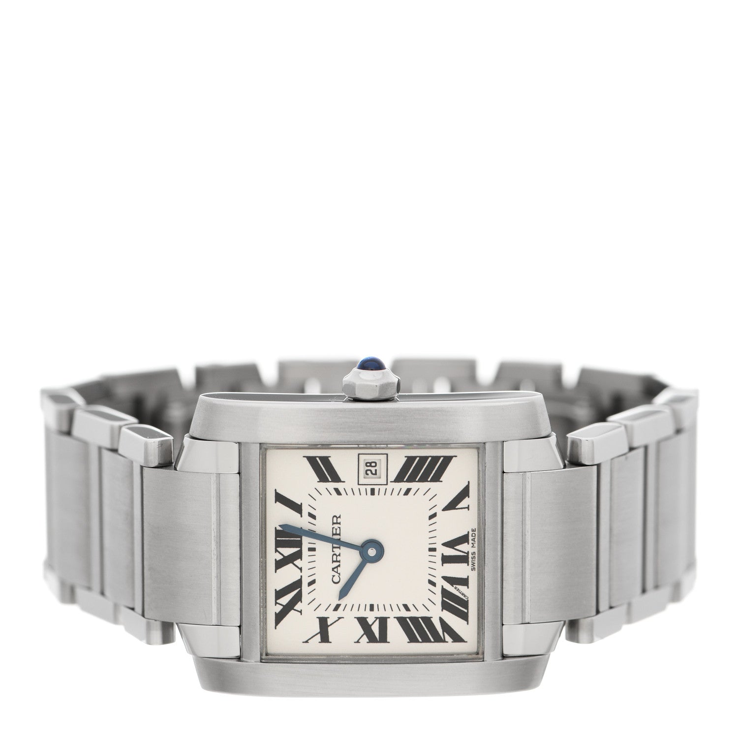 Cartier Stainless Steel 25mm Tank Francaise Quartz Watch 2 of 5