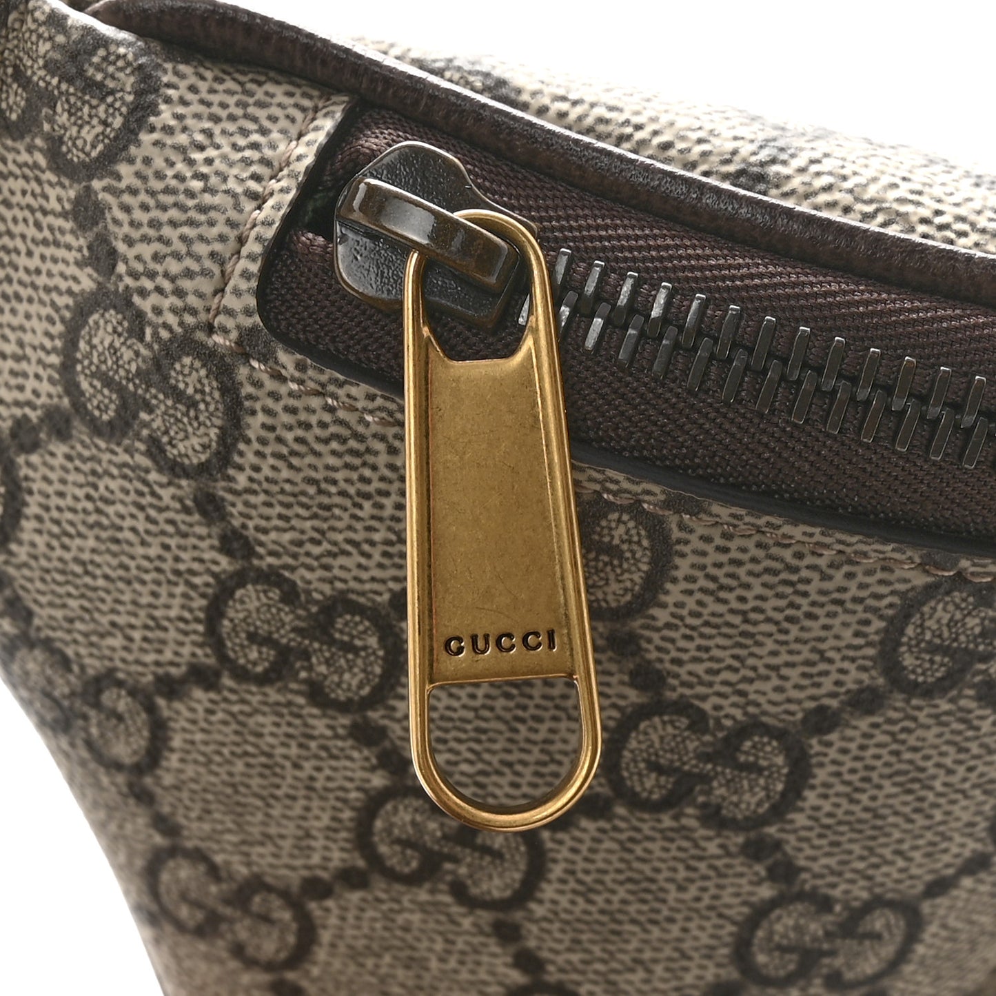 GG Supreme Monogram Web Small Ophidia Belt Bag Beige Ebony New Acero