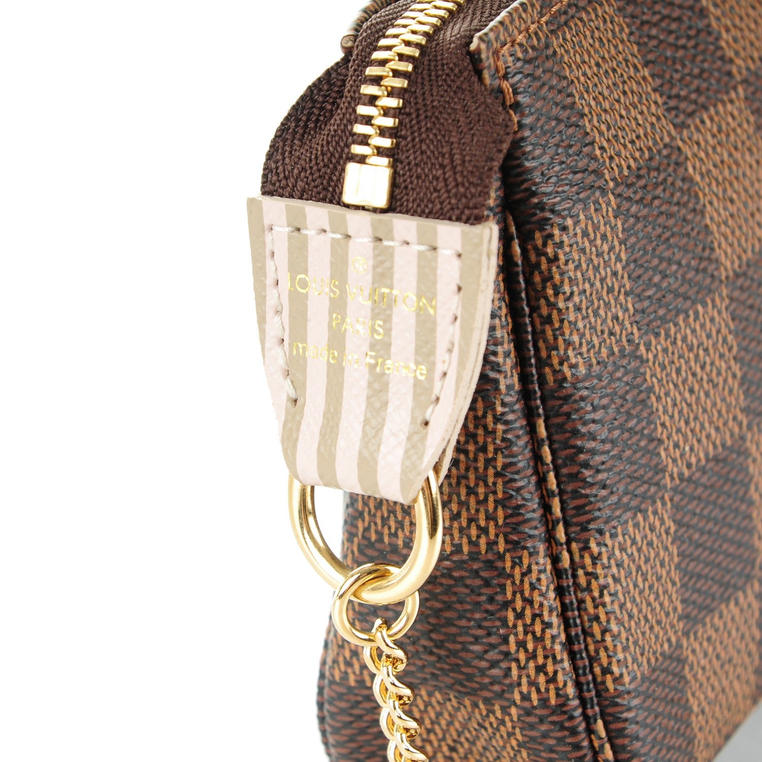 Louis Vuitton Damier Ebene Trunks and Locks Mini Pochette Accessories 6 of 8