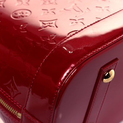 Louis Vuitton Vernis Alma MM Pomme D'Amour 10 of 11