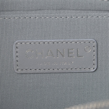Chanel Metallic Lambskin Like A Wallet Flap Silvery Black 6 of 12