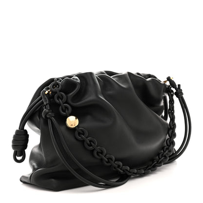 Loewe Mellow Nappa Large Donut Chain Flamenco Black 3 of 10