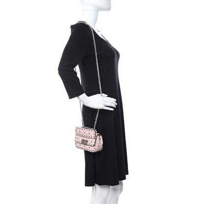 Valentino Garavani Nappa Micro Rockstud Spike Shoulder Bag Ivory 2 of 9