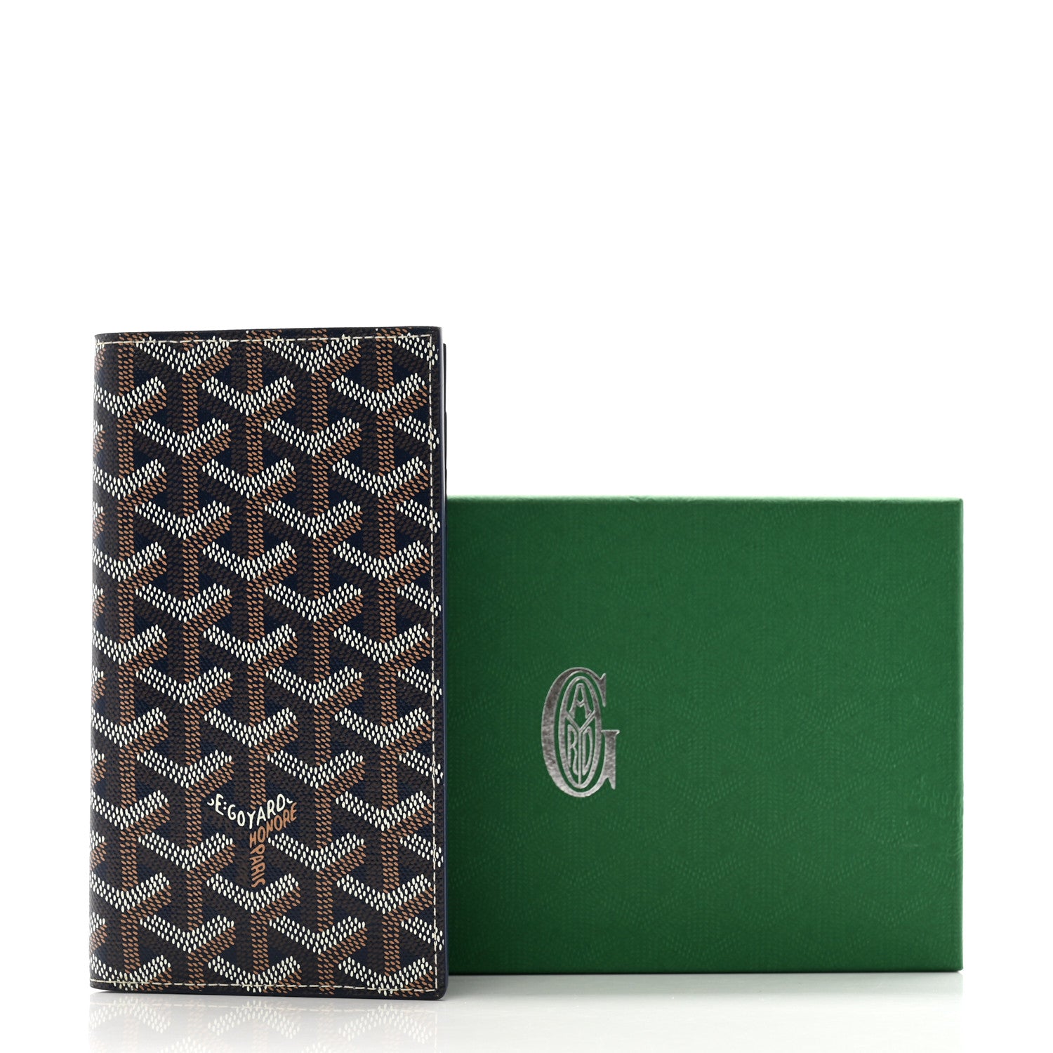 Goyard Goyardine Long Bi-Fold Wallet Navy 8 of 8
