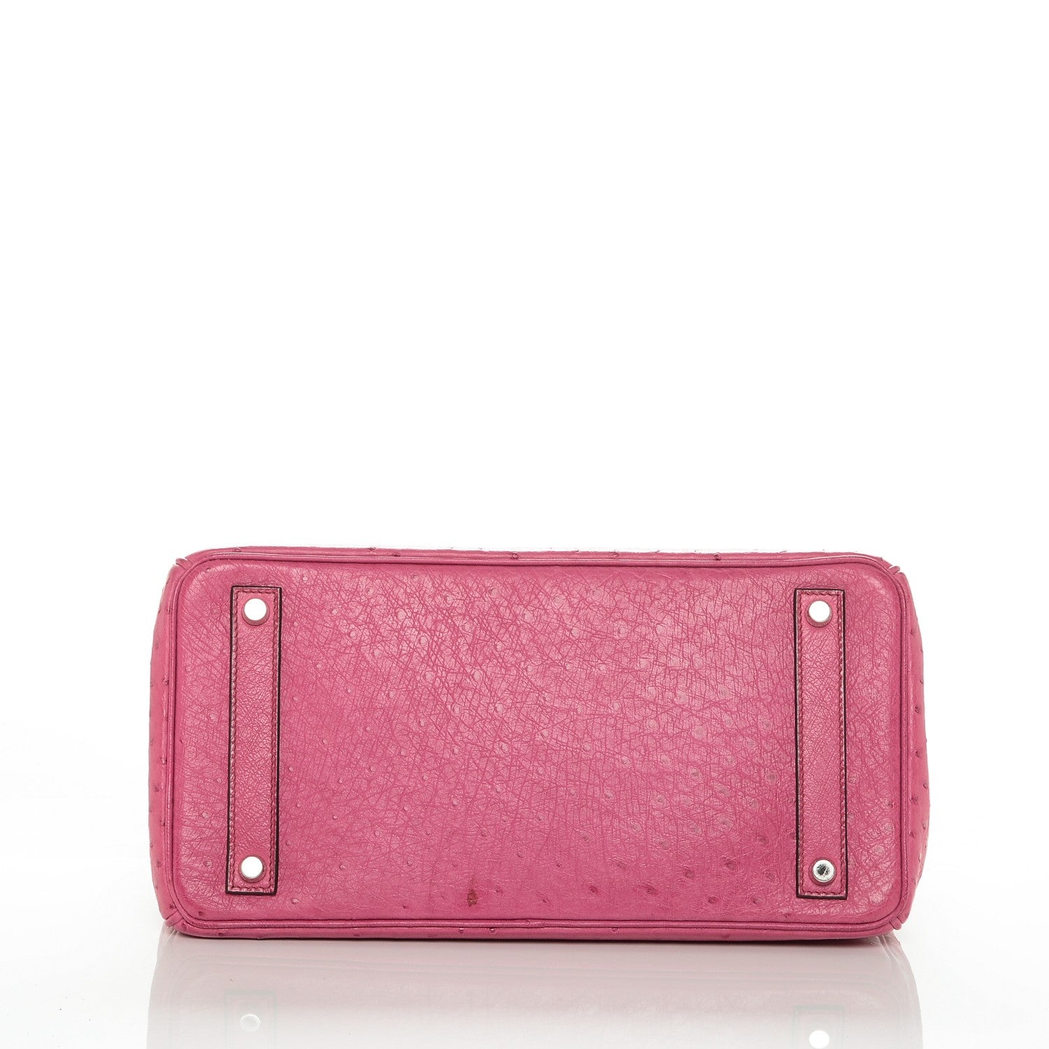 Hermes Ostrich HAC Birkin 32 Fuchsia 9 of 28