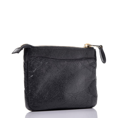 Balenciaga Agneau Giant 12 Gold Hardware M Porte-Monnaie Coin Purse Gris Fossile 3 of 7