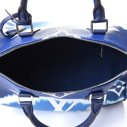Louis Vuitton Monogram Escale Speedy Bandouliere 30 Blue 3 of 4