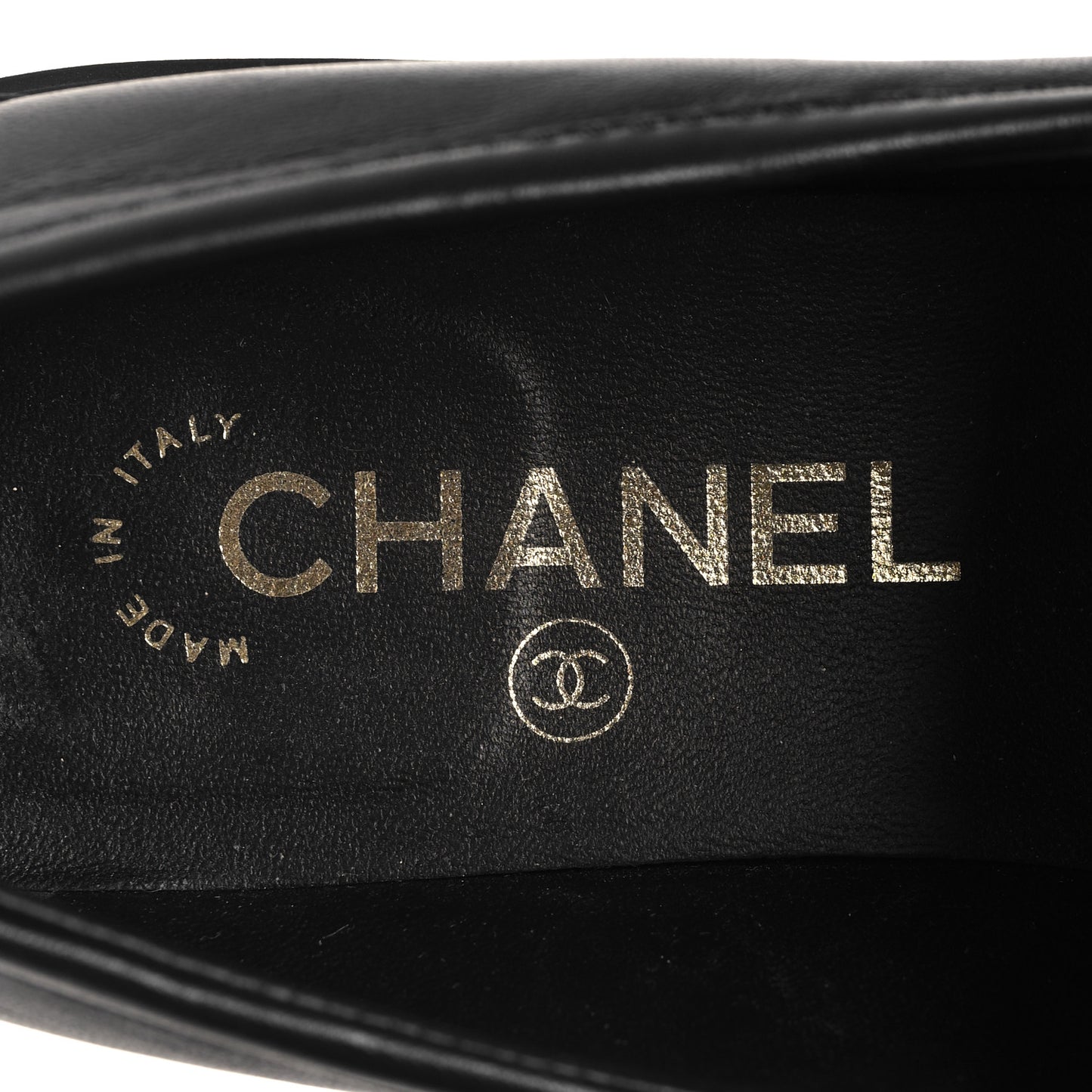 Lambskin Quilted CC Turnlock Loafers 39.5 Black