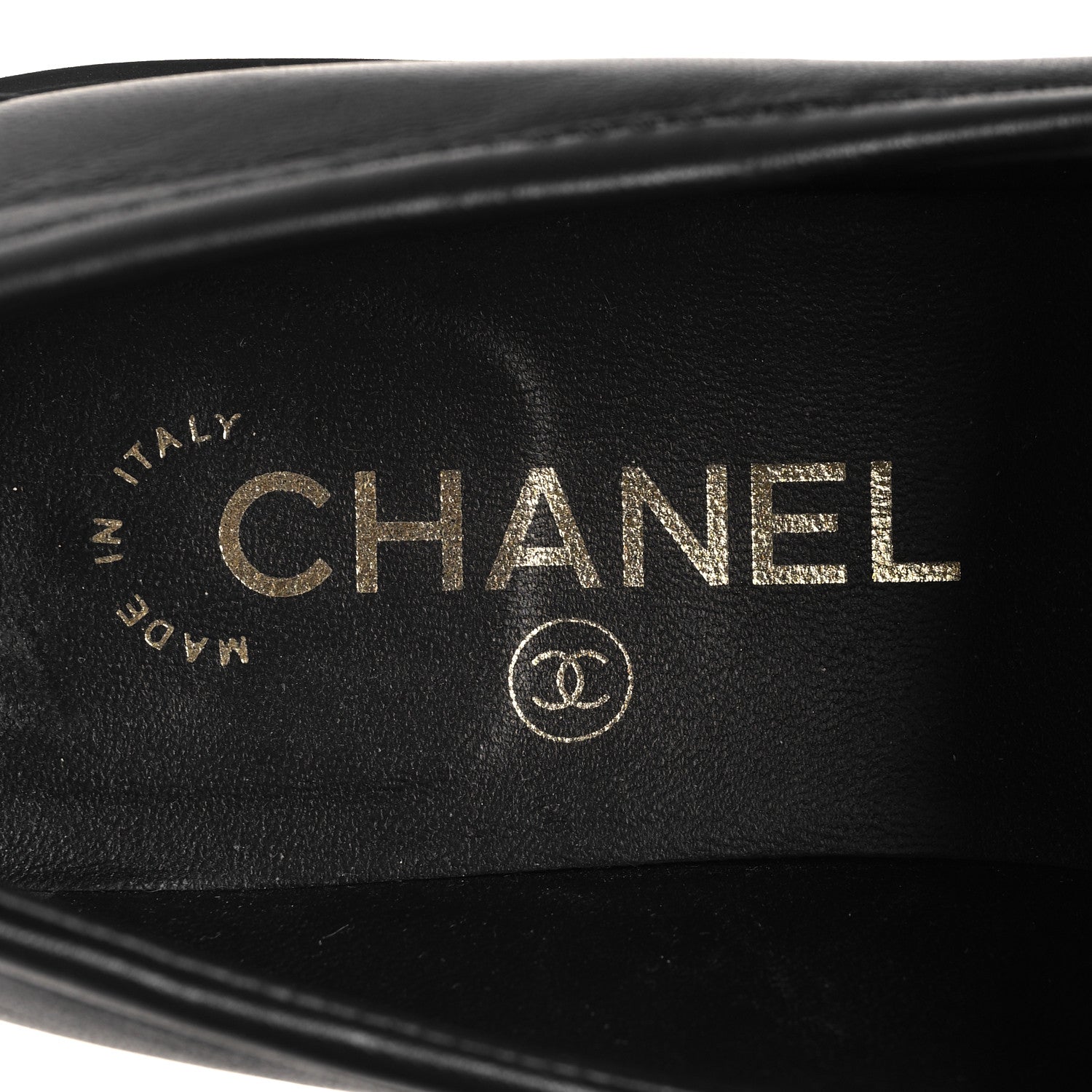 Chanel Lambskin Quilted CC Turnlock Loafers 39.5 Black 9 of 10