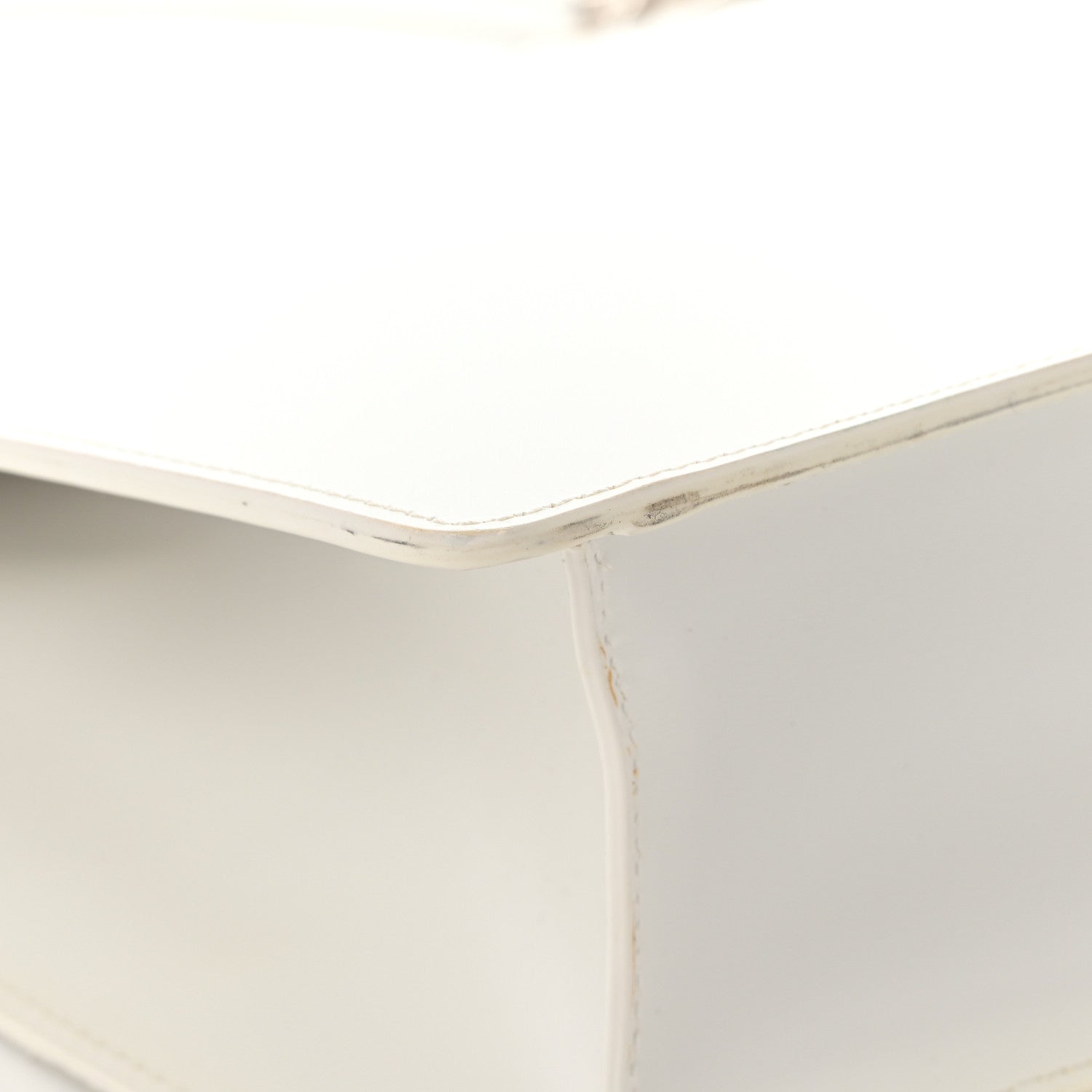 Alexander McQueen Calfskin Four Ring Frame Tote White 13 of 16