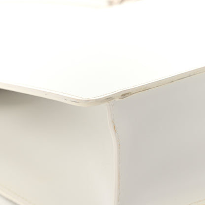 Alexander McQueen Calfskin Four Ring Frame Tote White 13 of 16