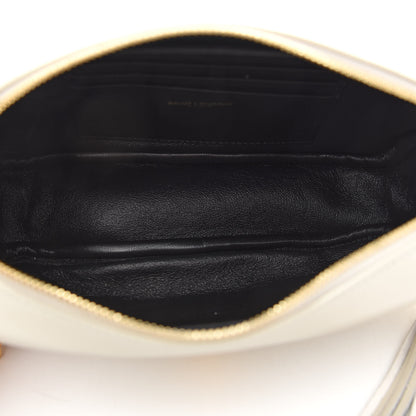 Saint Laurent Grain De Poudre Matelasse Monogram Mini Lou Camera Bag Crema Soft 5 of 9