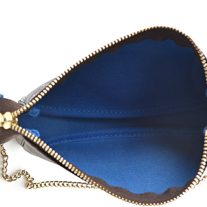 Louis Vuitton Monogram 2019 Christmas Animation Mini Venice Pochette Accessories Blue 5 of 8