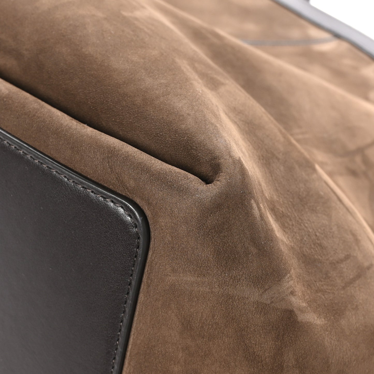 Suede Nappa Intrecciato Medium Flip Flap Tote Fondant